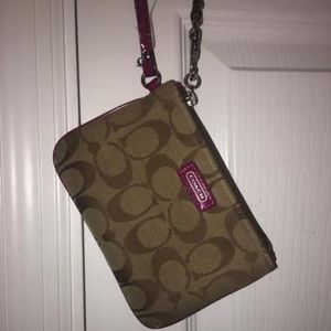 Coach wallet wristlet
